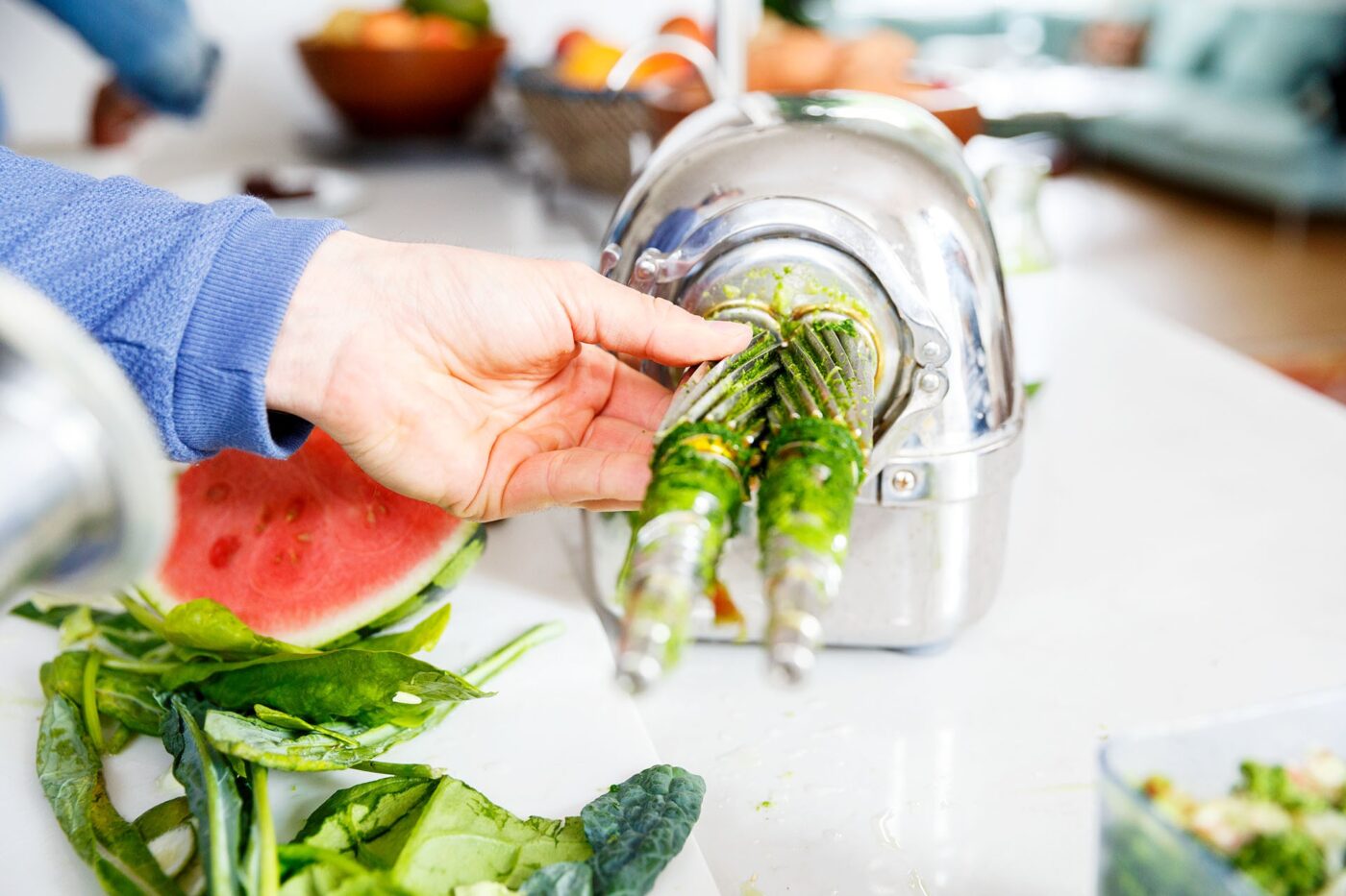 slowjuicer schoonmaken